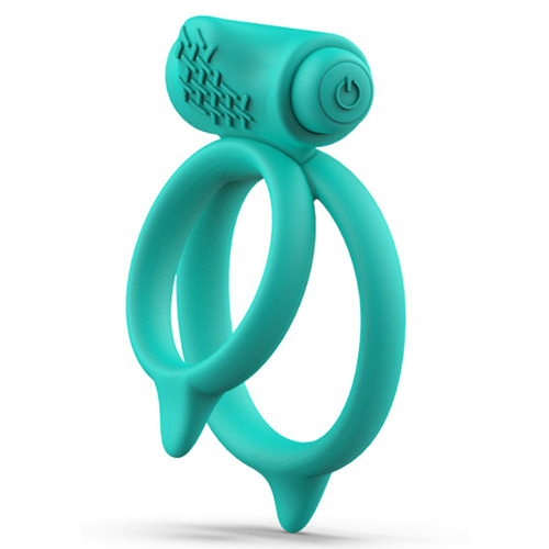 B Swish - BCharmed Basic Plus Duale Vibrerende Cock Ring Groen B Swish - BCharmed Basic Plus Duale Vibrerende Cock Ring Groen