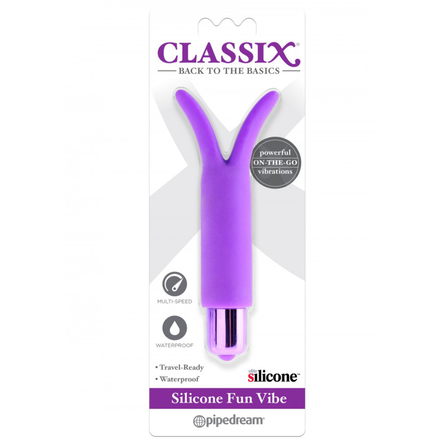 Pipedream - Classix Siliconen Fun Vibe Clitoris Vibrator Paars Vrouwen Speeltjes