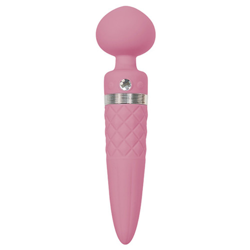Pillow Talk - Sultry Warming Dubbele Wand Massager Roze Pillow Talk - Sultry Warming Dubbele Wand Massager Roze