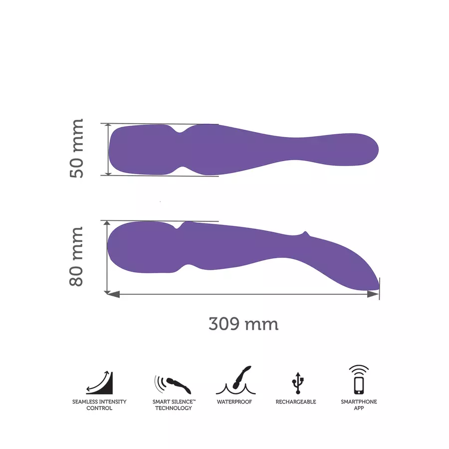 We-Vibe - Wand by We-Vibe Krachtige Wand Massager met Opzetstukken Vrouwen Speeltjes