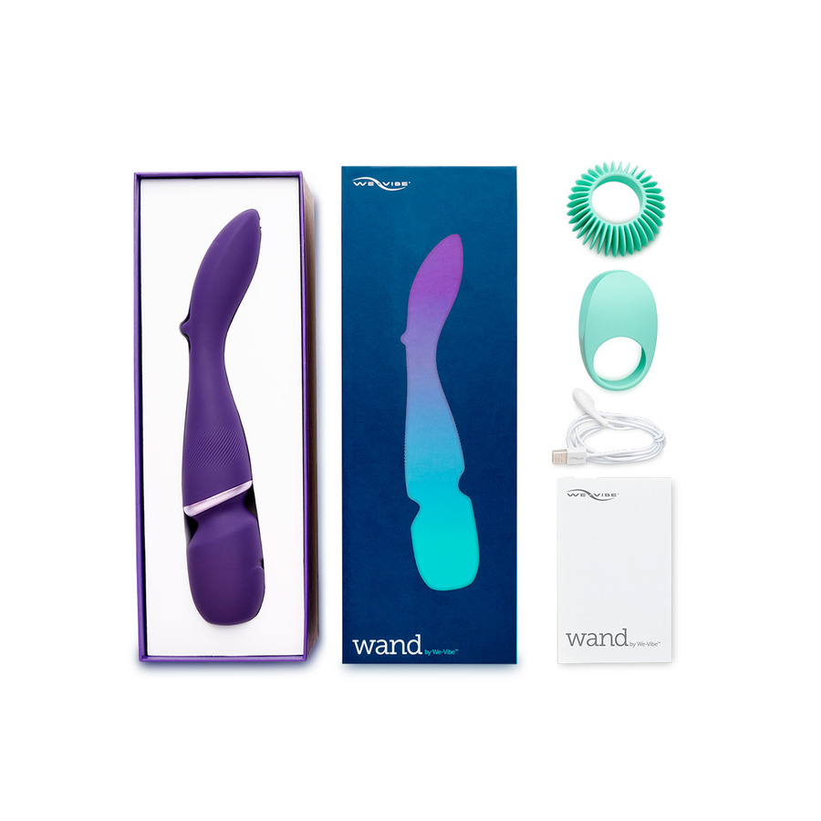 We-Vibe - Wand by We-Vibe Krachtige Wand Massager met Opzetstukken Vrouwen Speeltjes