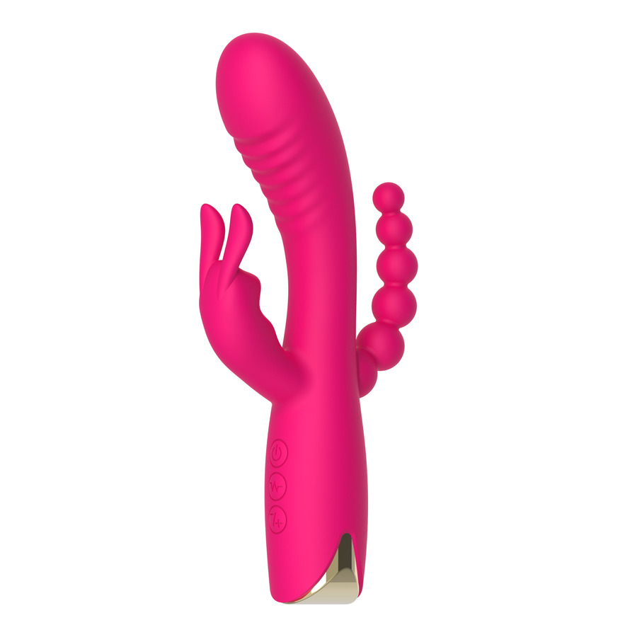 ToyJoy - Aphrodite Triple Vibrator met Anale G-Spot en Clitoris Stimulatie Vrouwen Speeltjes