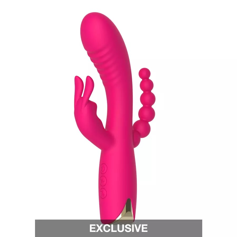 ToyJoy - Aphrodite Triple Vibrator met Anale G-Spot en Clitoris Stimulatie Vrouwen Speeltjes