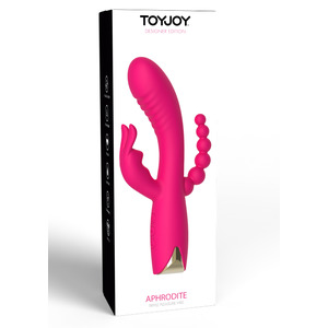ToyJoy - Aphrodite Triple Vibrator met Anale G-Spot en Clitoris Stimulatie
