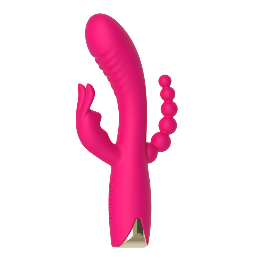 ToyJoy - Aphrodite Triple Vibrator met Anale G-Spot en Clitoris Stimulatie Vrouwen Speeltjes