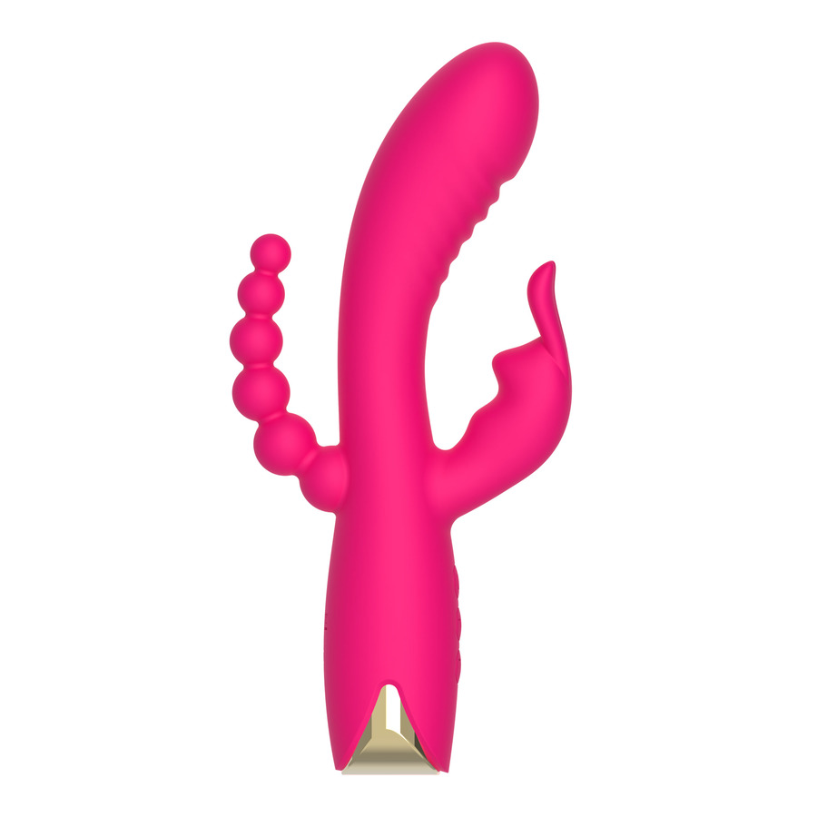 ToyJoy - Aphrodite Triple Vibrator met Anale G-Spot en Clitoris Stimulatie Vrouwen Speeltjes