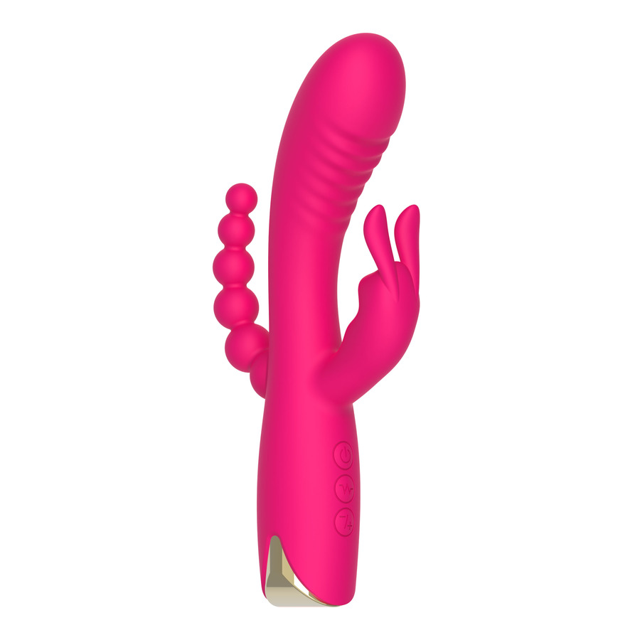 ToyJoy - Aphrodite Triple Vibrator met Anale G-Spot en Clitoris Stimulatie Vrouwen Speeltjes