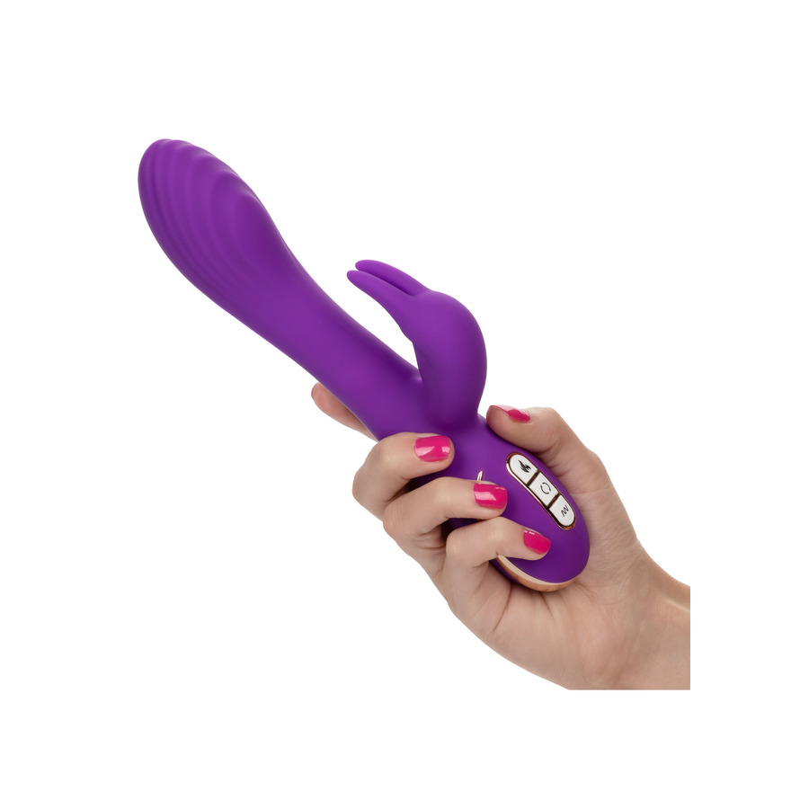 CalExotics - Roterende G Rabbit Vibrator met Verwarmingsfunctie Vrouwen Speeltjes