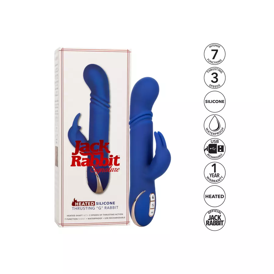 CalExotics - Heated Thrusting G Rabbit Vibrator Toys for Her