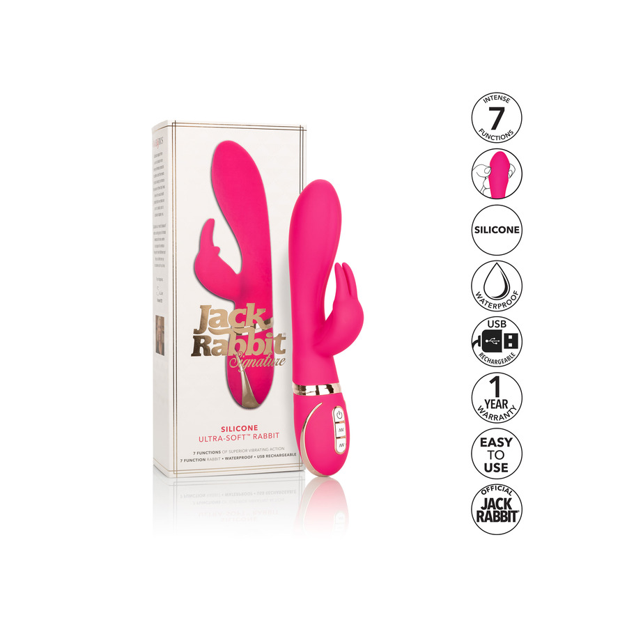 CalExotics - Siliconen Waterproof Ultra-Soft Rabbit Vibrator Vrouwen Speeltjes