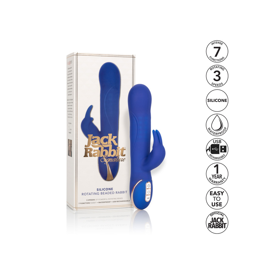 CalExotics - Silicone Roterende Rabbit Vibrator Waterproof Vrouwen Speeltjes