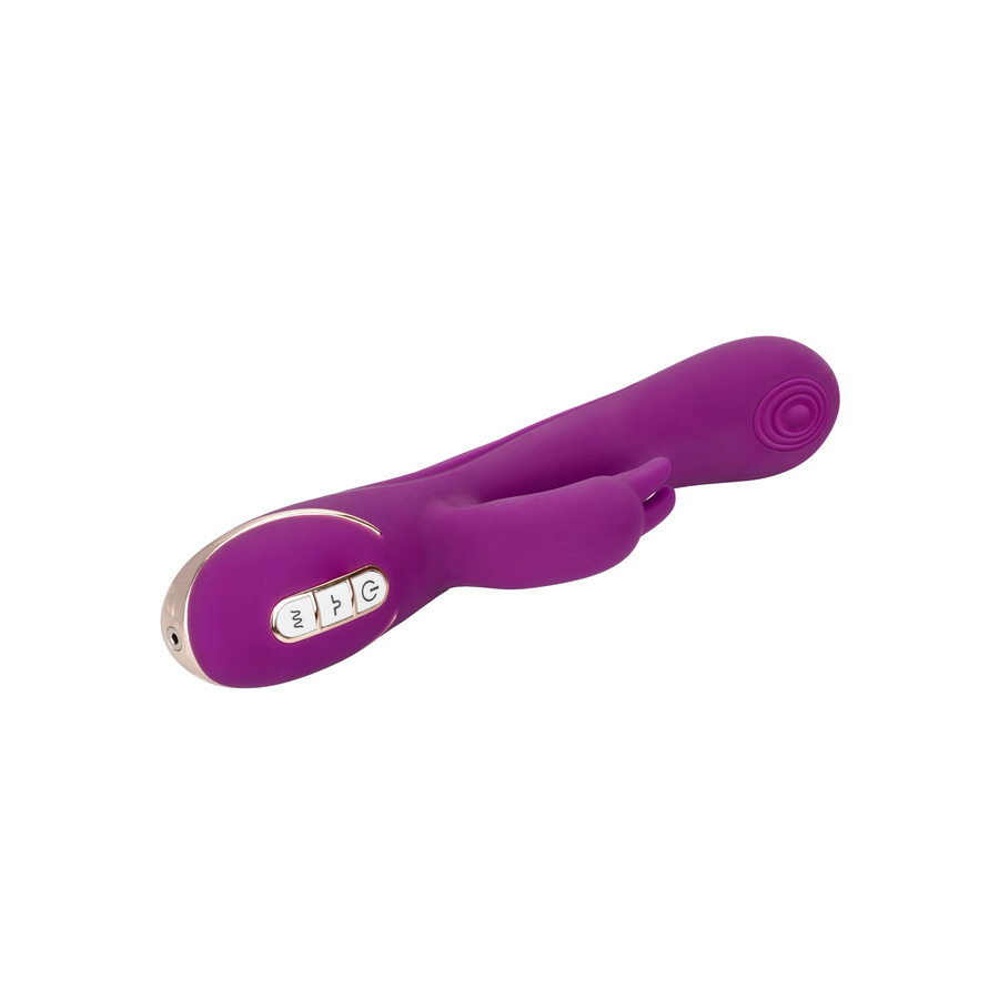 CalExotics - Siliconen Thumping Rabbit Vibrator Waterproof Vrouwen Speeltjes