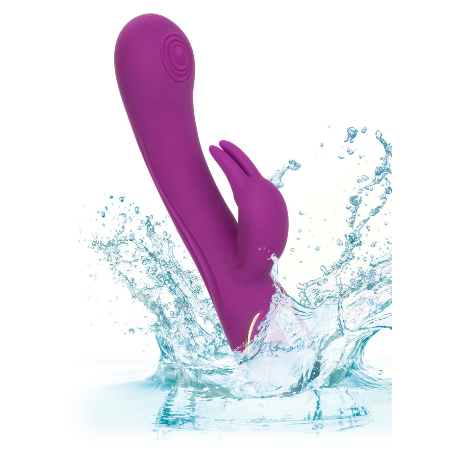 CalExotics - Siliconen Thumping Rabbit Vibrator Waterproof Vrouwen Speeltjes