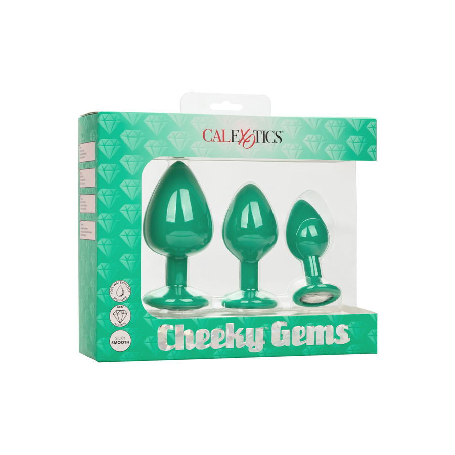 CalExotics - Cheeky Gems Diamant Buttplug Set 3 Maten Anale Speeltjes