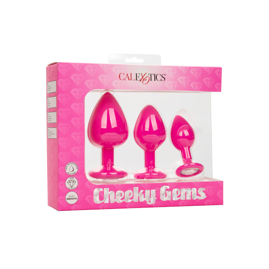 CalExotics - Cheeky Gems Diamant Buttplug Set 3 Maten Anale Speeltjes