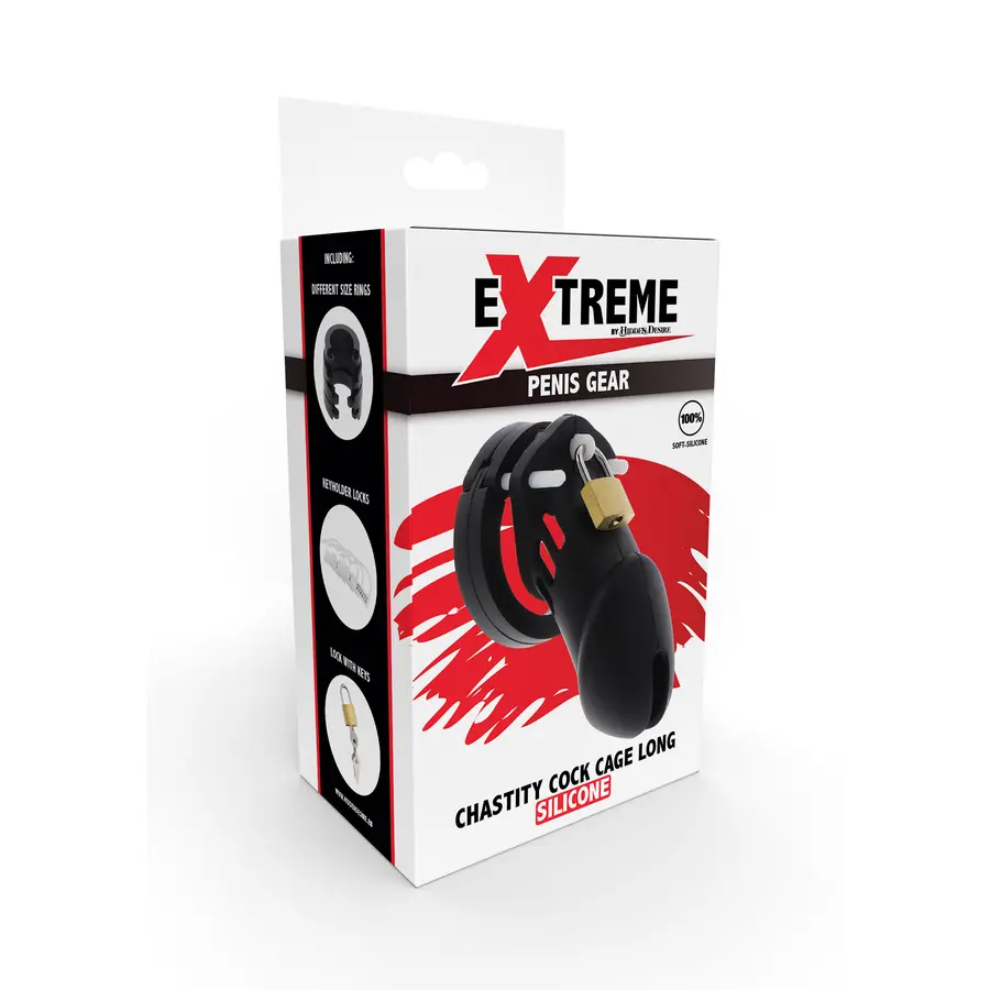 Hidden Desire - Chastity Cock Cage Slicone L Male Sextoys