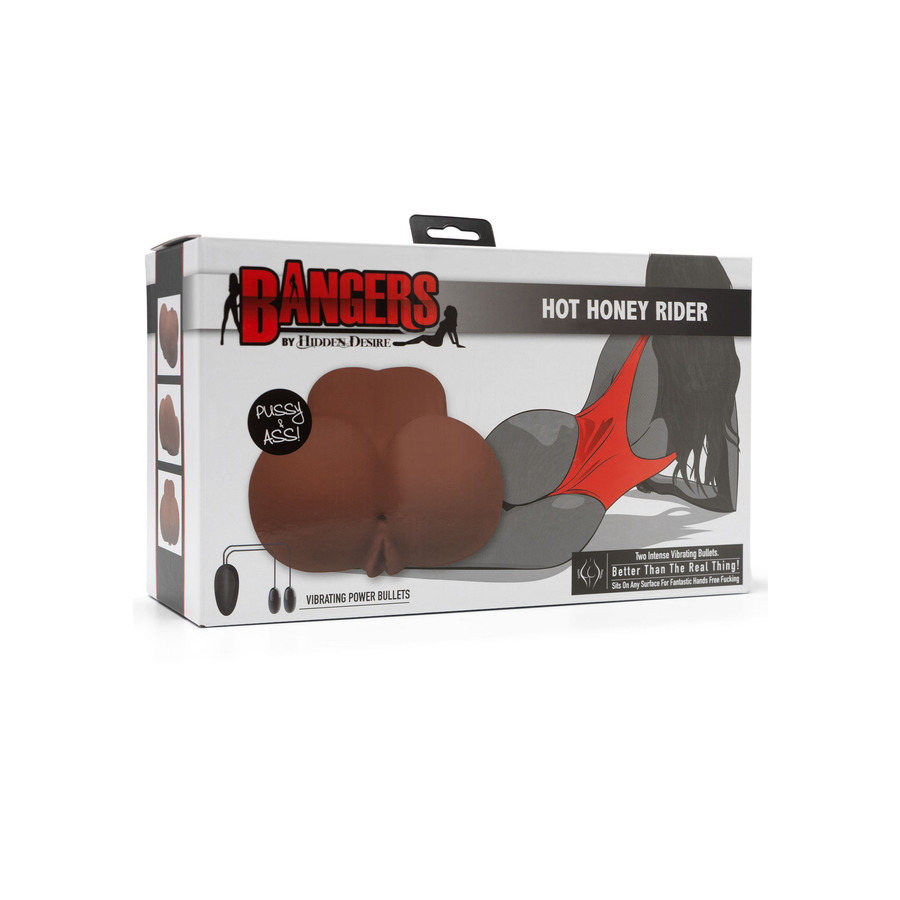 Hidden Bangers - Hot Honey Rider Vibrating Masturbator Male Sextoys