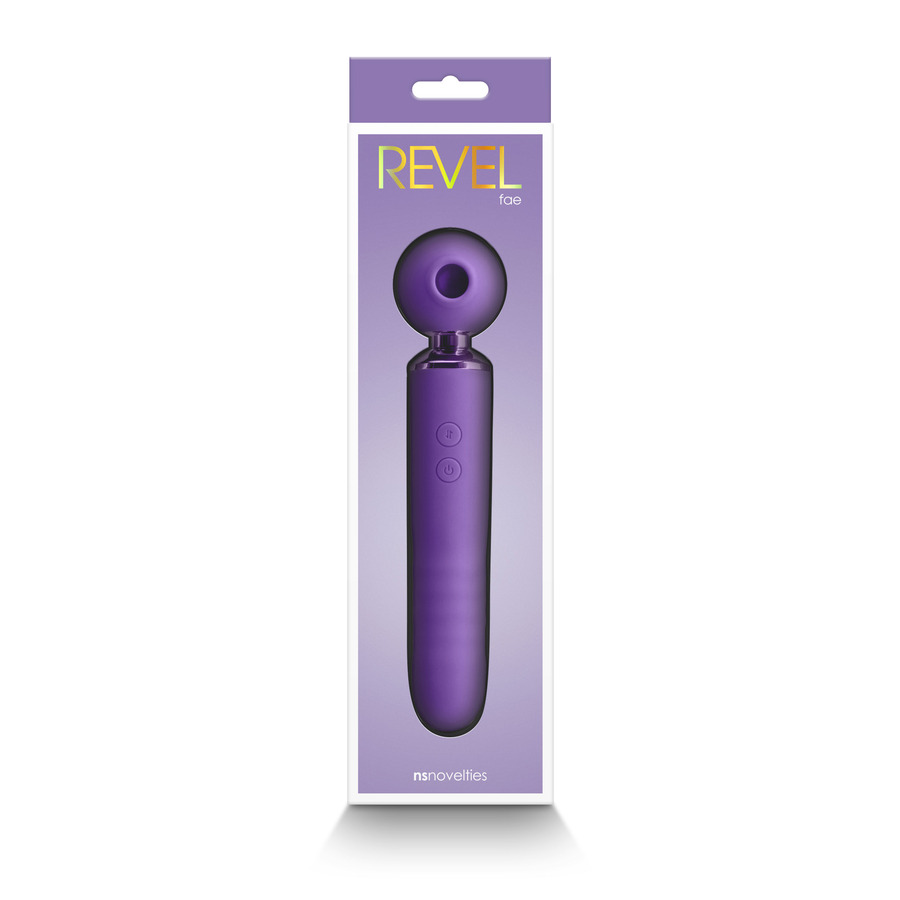 Ns Novelties - Revel Fae Wand Massager met Lucht Stimulatie Vrouwen Speeltjes