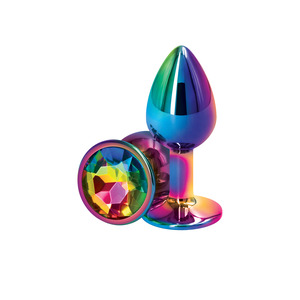 NS Novelties - Rear Assets Multicolor Aluminium Buttplug Small Anal Toys