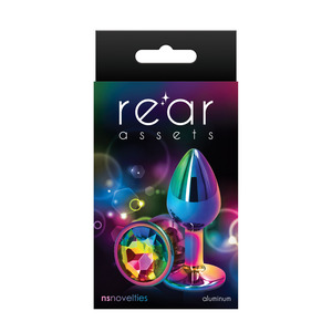 NS Novelties - Rear Assets Multicolor Aluminium Buttplug Small Anale Speeltjes