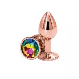 NS Novelties - Rear Assets Rose Gold Aluminium Buttplug Small Anale Speeltjes