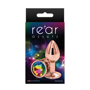 NS Novelties - Rear Assets Rose Gold Aluminium Buttplug Small Anal Toys