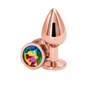 NS Novelties - Rear Assets Rose Gold Aluminium Buttplug Medium Anal Toys