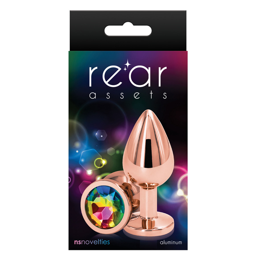 NS Novelties - Rear Assets Rose Gold Aluminium Buttplug Medium Anale Speeltjes