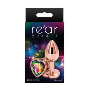 NS Novelties - Rear Assets Rose Gold Aluminum Heart Butt Plug S Anal Toys