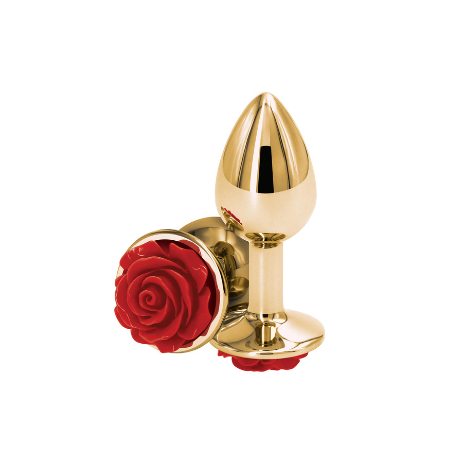 NS Novelties - Rear Assets Rose Aluminium Buttplug Small Anale Speeltjes