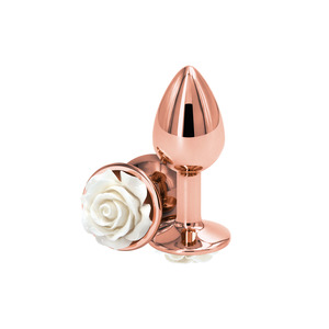 NS Novelties - Rear Assets Rose Aluminium Butt plug Small Anal Toys