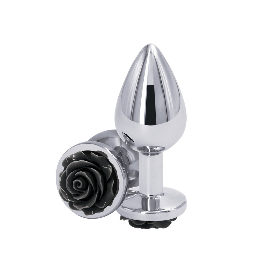 NS Novelties - Rear Assets Rose Aluminium Buttplug Medium Anal Toys