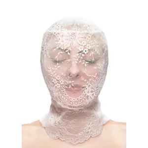 Ns Novelties - Fetish &. Fasion Lace Hood Mask SM