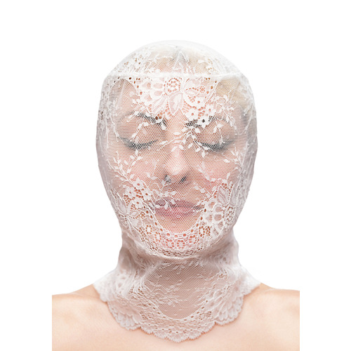 Ns Novelties - Fetish &. Fasion Lace Hood Mask Wit afbeelding