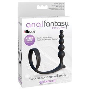 Anal Fantasy - AssGasm Cockring Anal Beads Anale Speeltjes