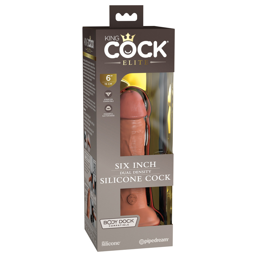 Pipedream - King Cock Elite 6 Inch 2Density Siliconen Dildo Vrouwen Speeltjes