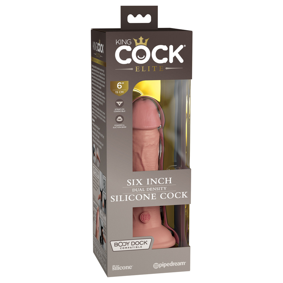 Pipedream - King Cock Elite 6 Inch 2Density Siliconen Dildo Vrouwen Speeltjes