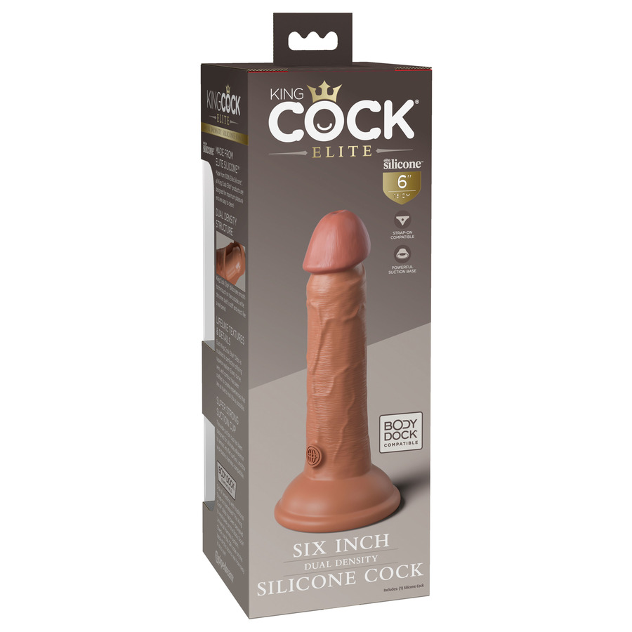 Pipedream - King Cock Elite 6 Inch 2Density Siliconen Dildo Vrouwen Speeltjes