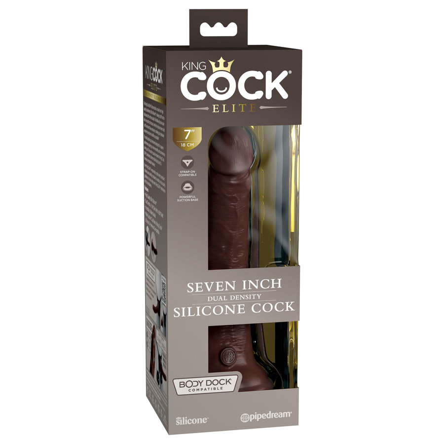 Pipedream - King Cock Elite 7 Inch 2Density Silicone Dildo Toys for Her