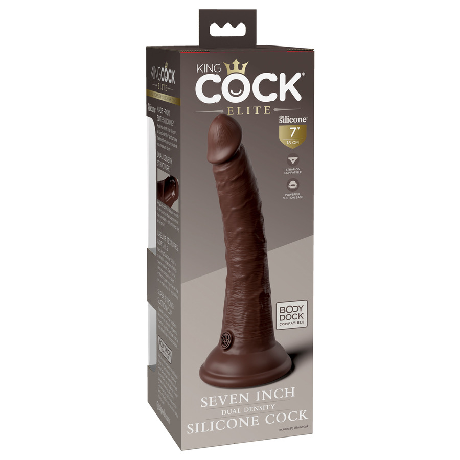 Pipedream - King Cock Elite 7 Inch 2Density Silicone Dildo Toys for Her