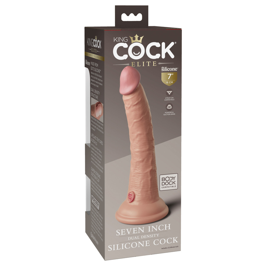 Pipedream - King Cock Elite 7 Inch 2Density Silicone Dildo Toys for Her