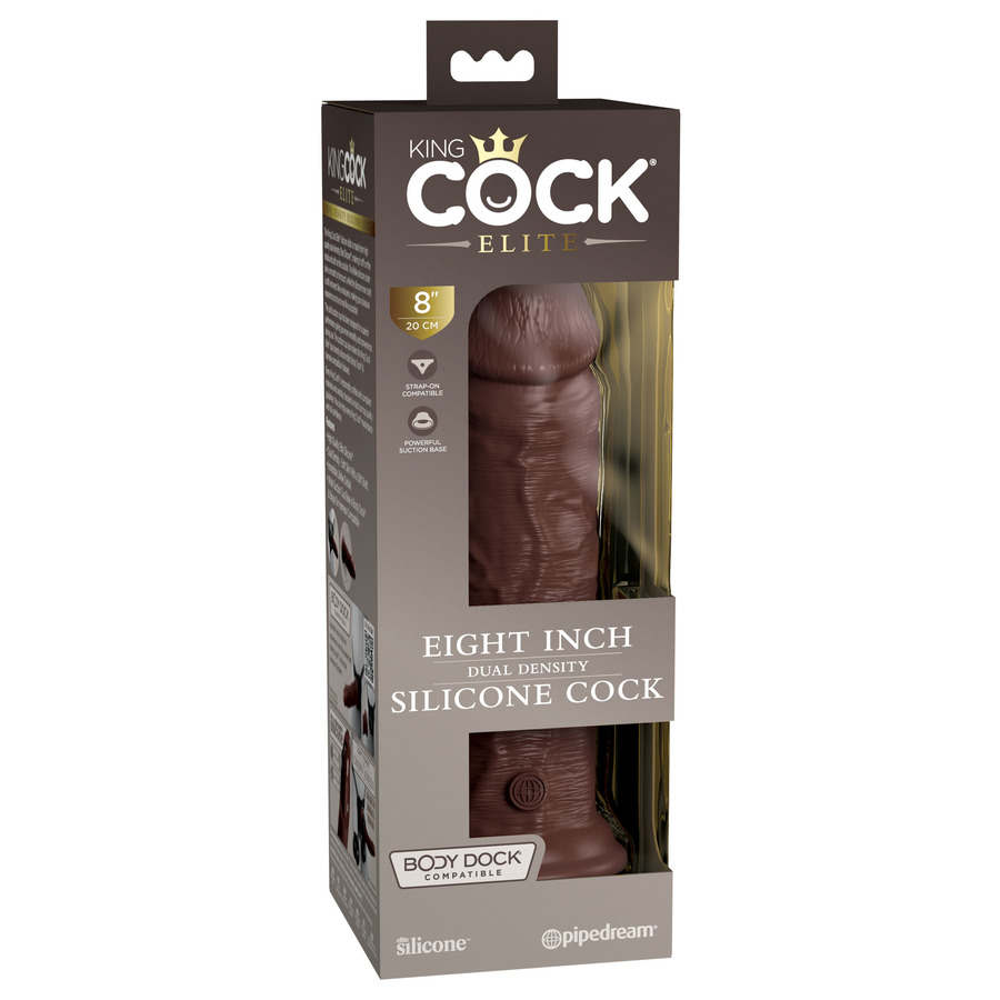 Pipedream - King Cock Elite 8 Inch 2Density Silicone Dildo Toys for Her