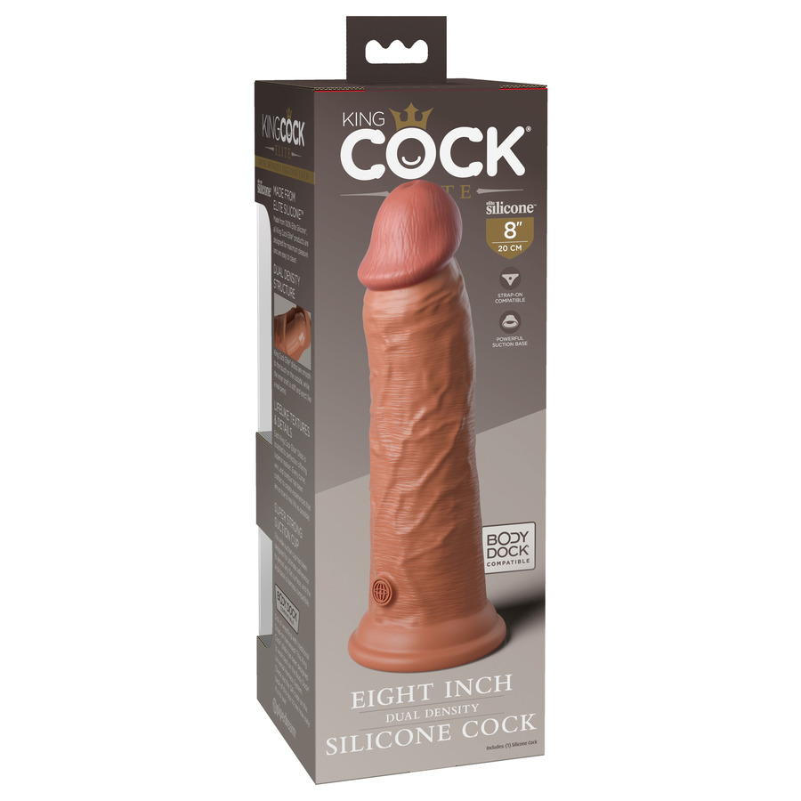 Pipedream - King Cock Elite 8 Inch 2Density Silicone Dildo Toys for Her