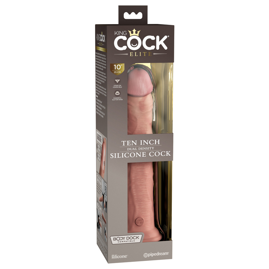 Pipedream - King Cock Elite 10 Inch 2Density Siliconen Dildo Vrouwen Speeltjes