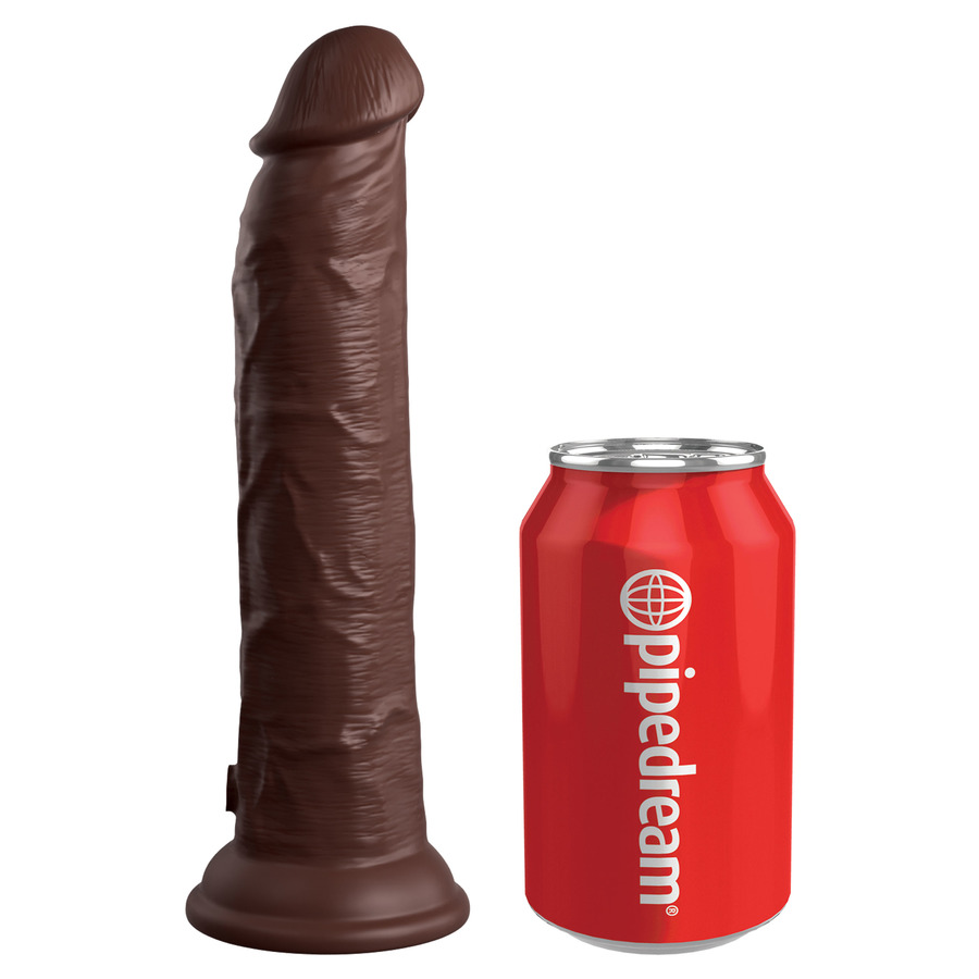 Pipedream - King Cock Elite 9 Inch 2Density Siliconen Vibrerende Dildo Vrouwen Speeltjes