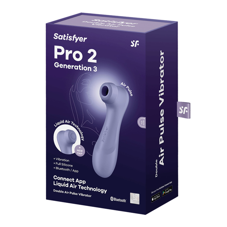 Satisfyer - Pro 2 Generation 3 App Controlled Air Suction Stimulator Toys for Her