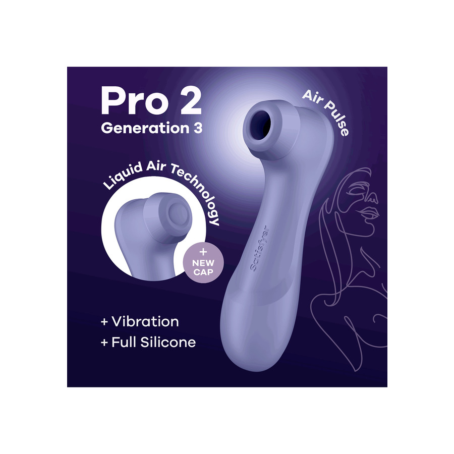 Satisfyer - Pro 2 Generation 3 Air Suction Stimulator Toys for Her