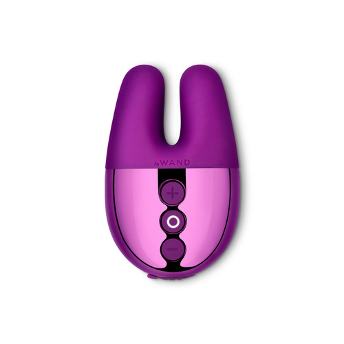 Le Wand Vibrator Love Toy Double Vibe Cherry Paars