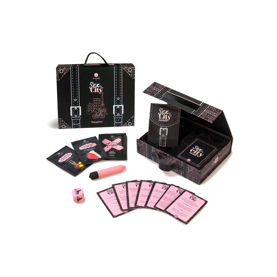 Secret Play - Sex In The City Game & Vibrator Travel Kit  Accessoires