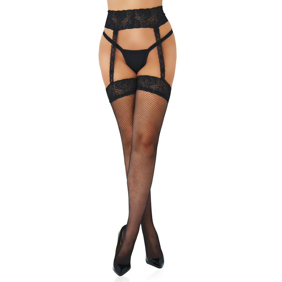 Daring Intimates - Visnet Jarretel Kousen Lingerie